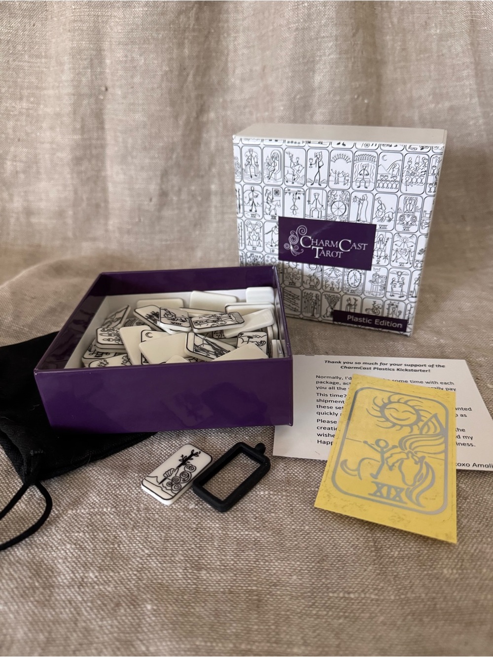 Charm Cast Tarot Plastic Edition by Story Oracle